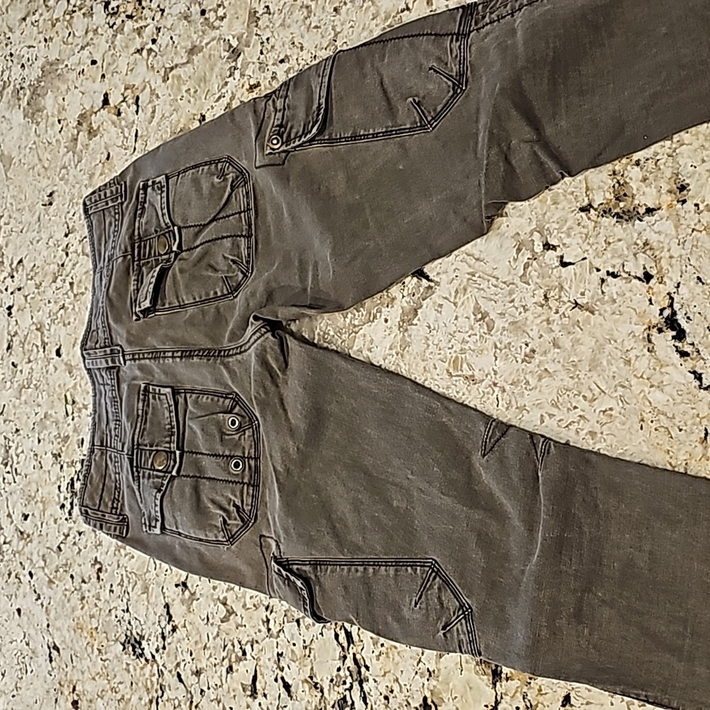 Free People Cargo Skinny Jeans, Size 27 - Picture 3 of 5